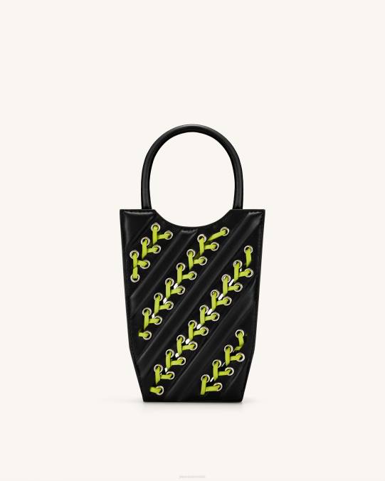 co JW PEI bolsa de teléfono con correas fei negro bolsa de teléfono H2LF238
