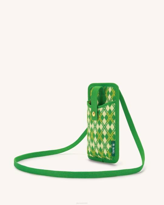 co JW PEI bolsa de teléfono de punto aylin verde amarillo bolsa de teléfono H2LF236