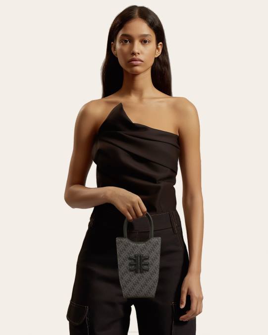 co JW PEI bolsa de teléfono fei hierro negro bolsa de teléfono H2LF185