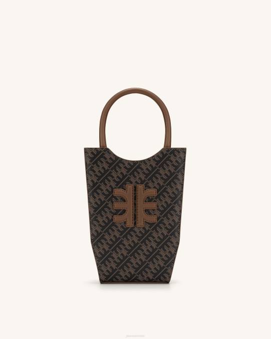 co JW PEI bolsa de teléfono fei marron oscuro bolsa de teléfono H2LF221