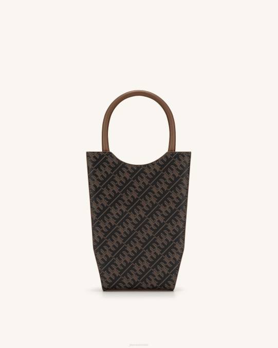co JW PEI bolsa de teléfono fei marron oscuro bolsa de teléfono H2LF221
