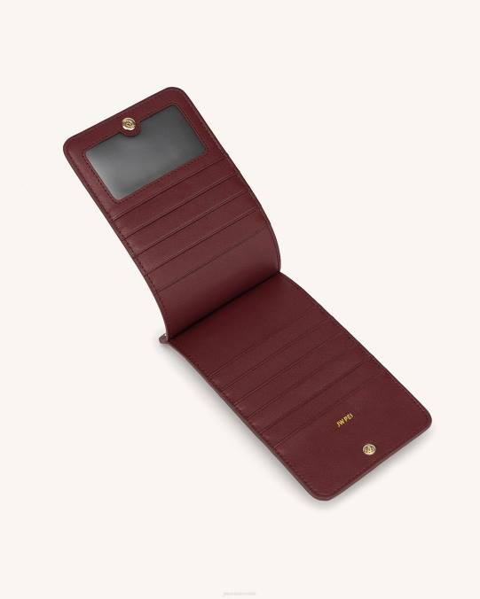 co JW PEI bolsa de teléfono quinn cuero vegano granulado burdeos bolsa de teléfono H2LF214
