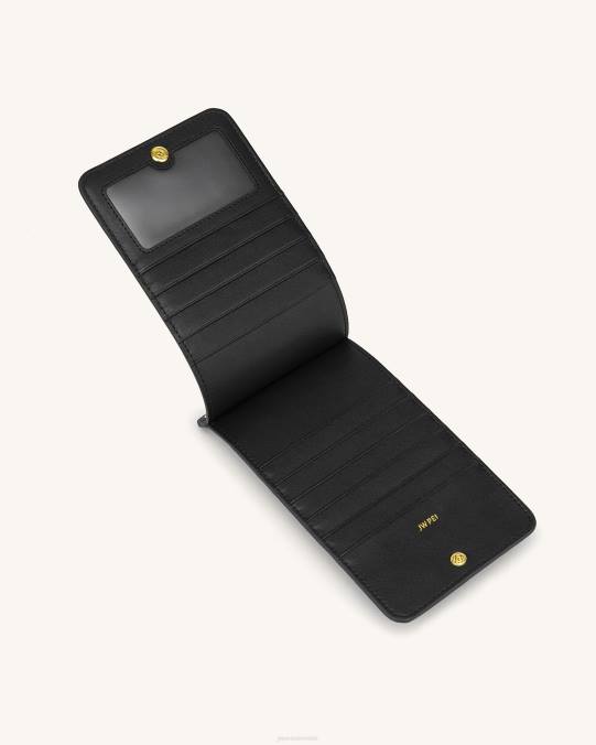 co JW PEI bolsa de teléfono quinn cuero vegano granulado negro bolsa de teléfono H2LF189