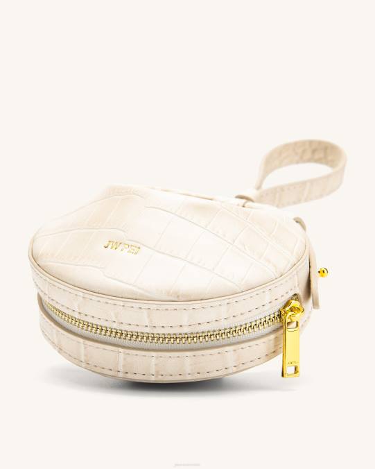 co JW PEI minibolso Rantan cocodrilo beige bolsa de asa H2LF179