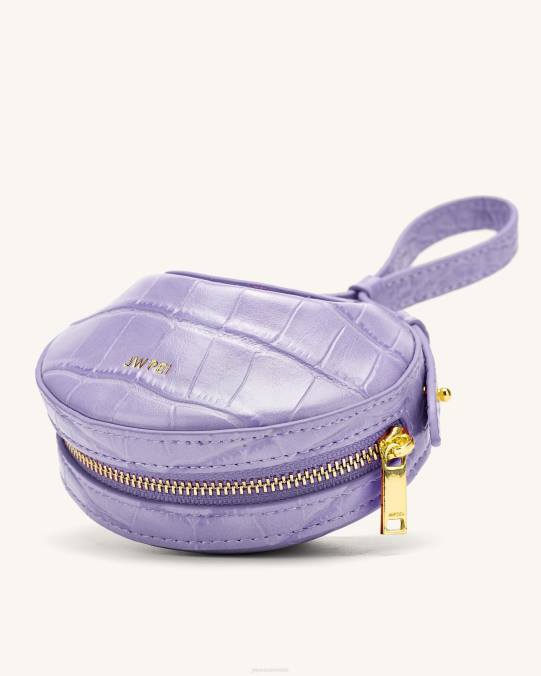 co JW PEI minibolso Rantan cocodrilo morado bolsa de asa H2LF180