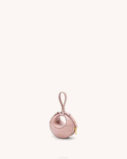 co JW PEI minibolso Rantan cocodrilo rosa bolsa de asa H2LF178