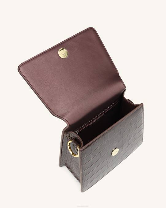 co JW PEI bandolera Fae con asa en la parte superior cocodrilo nutella bandolera H2LF32