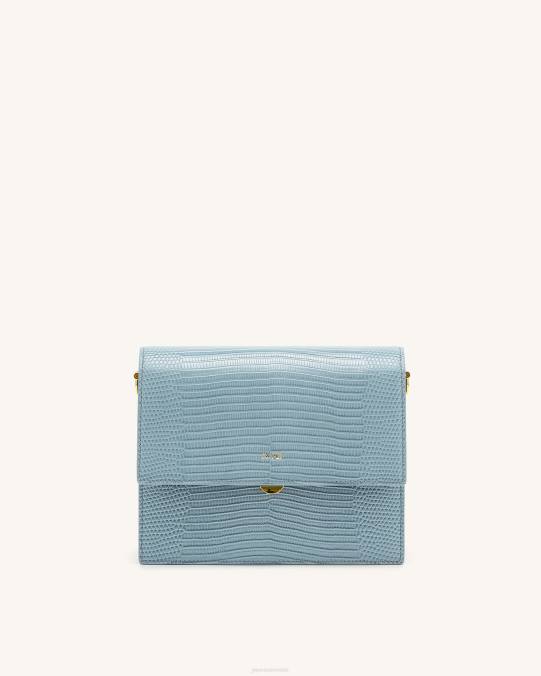 co JW PEI bandolera mini con solapa lagarto de hielo bandolera H2LF26