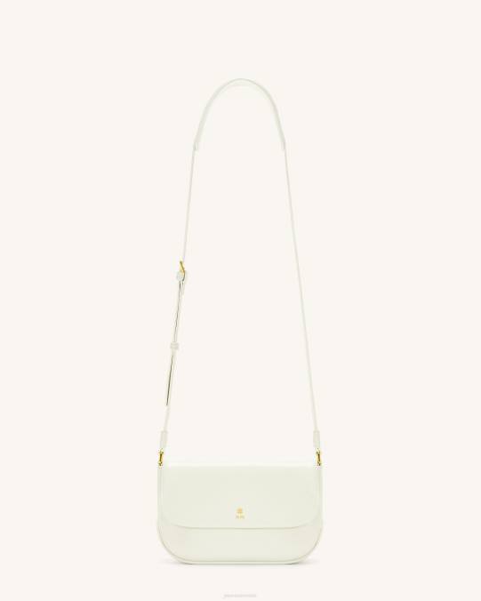 co JW PEI bolsa crossbody con solapa Debby blanco bandolera H2LF18