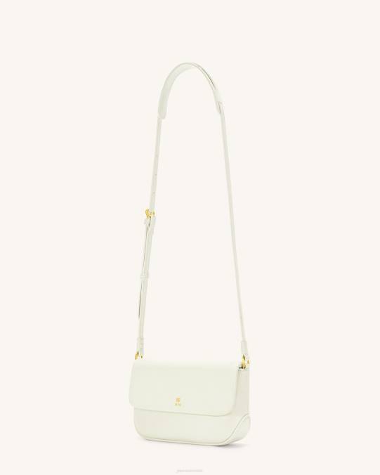 co JW PEI bolsa crossbody con solapa Debby blanco bandolera H2LF18