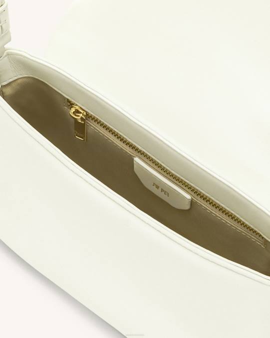 co JW PEI bolsa crossbody con solapa Debby blanco bandolera H2LF18