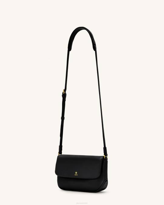 co JW PEI bolsa crossbody con solapa Debby negro bandolera H2LF17