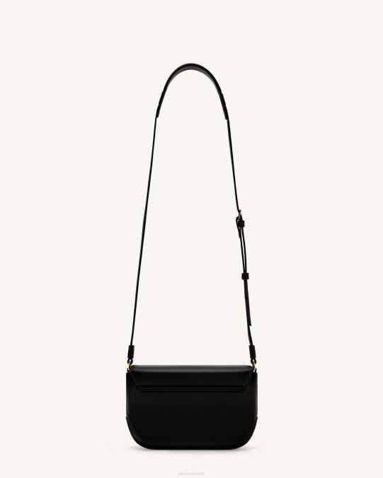 co JW PEI bolsa crossbody con solapa Debby negro bandolera H2LF17