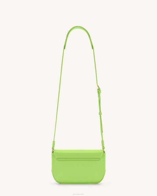 co JW PEI bolsa crossbody con solapa Debby verde lima bandolera H2LF20