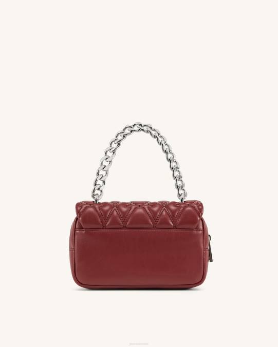 co JW PEI bolsa crossbody nora vino rojo bandolera H2LF44