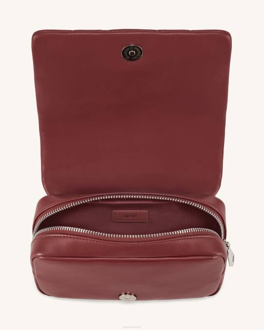 co JW PEI bolsa crossbody nora vino rojo bandolera H2LF44