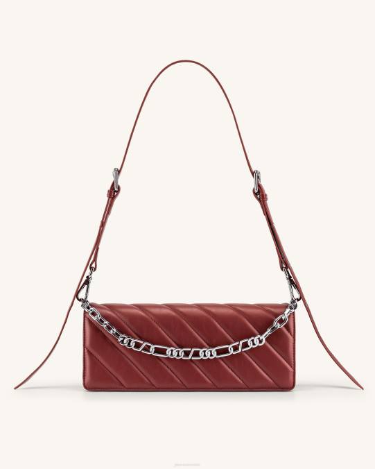 co JW PEI bolsa crossbody sophie vino rojo bandolera H2LF11
