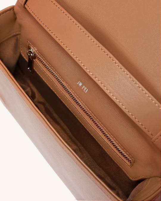 co JW PEI bolsa de laberinto blanco y bronceado bandolera H2LF39