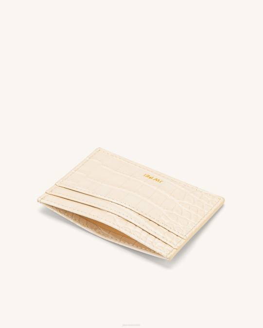 co JW PEI el titular de la tarjeta cocodrilo marfil titular de la tarjeta H2LF293