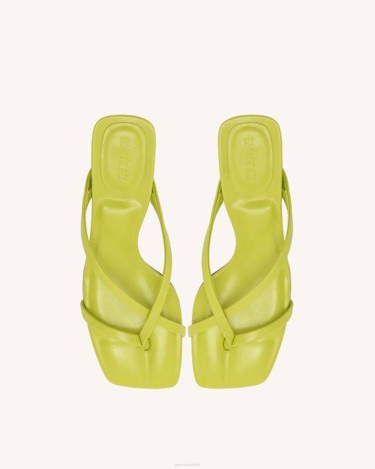 co JW PEI mule maeve con tiras verde lima mula H2LF279