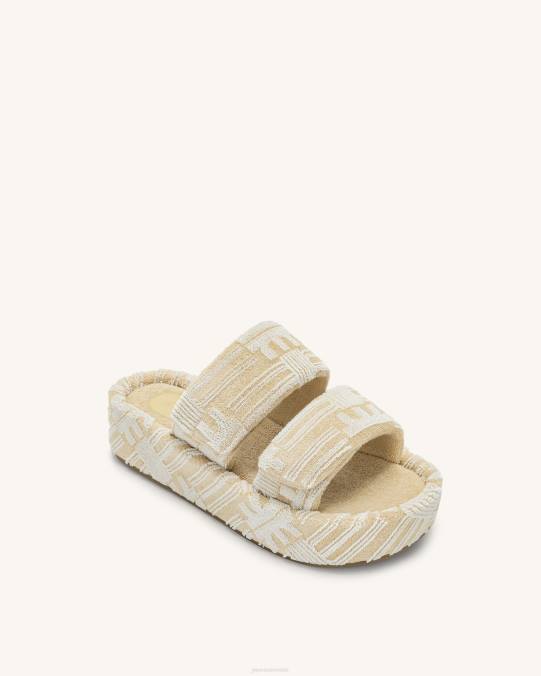 co JW PEI sandalias Lexi Terry leche de avena sandalia H2LF315