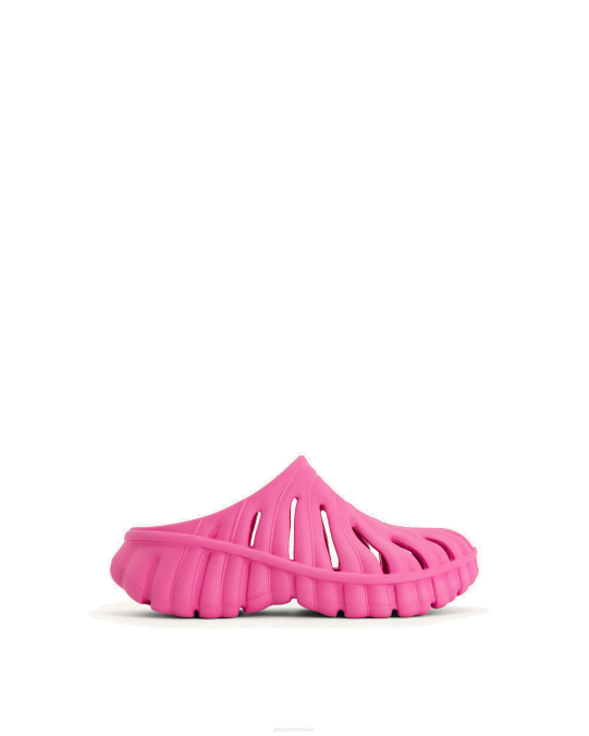 co JW PEI zueco plataforma hoja de tara Rosa brillante sandalia H2LF313