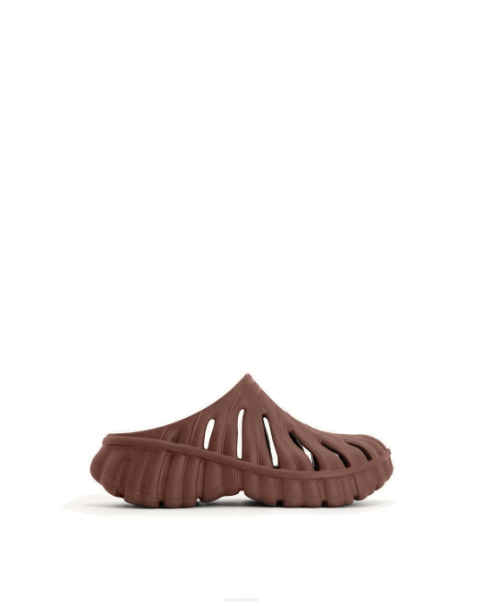 co JW PEI zueco plataforma hoja de tara marrón sandalia H2LF314